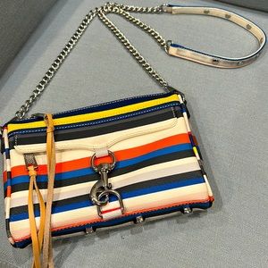 Cute strip purse with chain handle